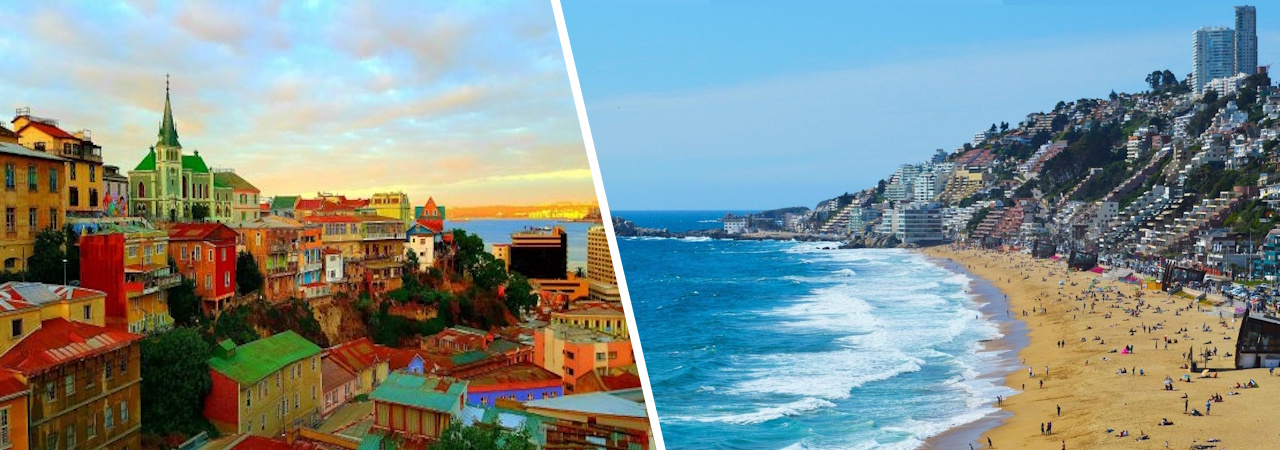Valparaiso e Vina del Mar